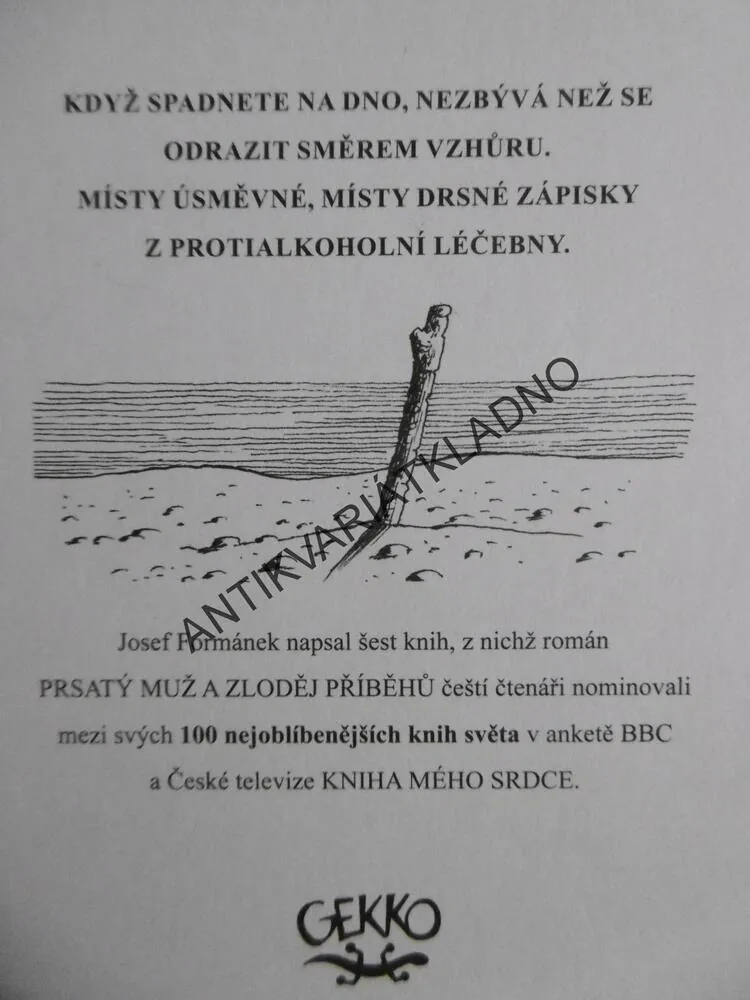 ÚSMĚVY SMUTNÝCH MUŽŮ, JOSEF FORMÁNEK, **an