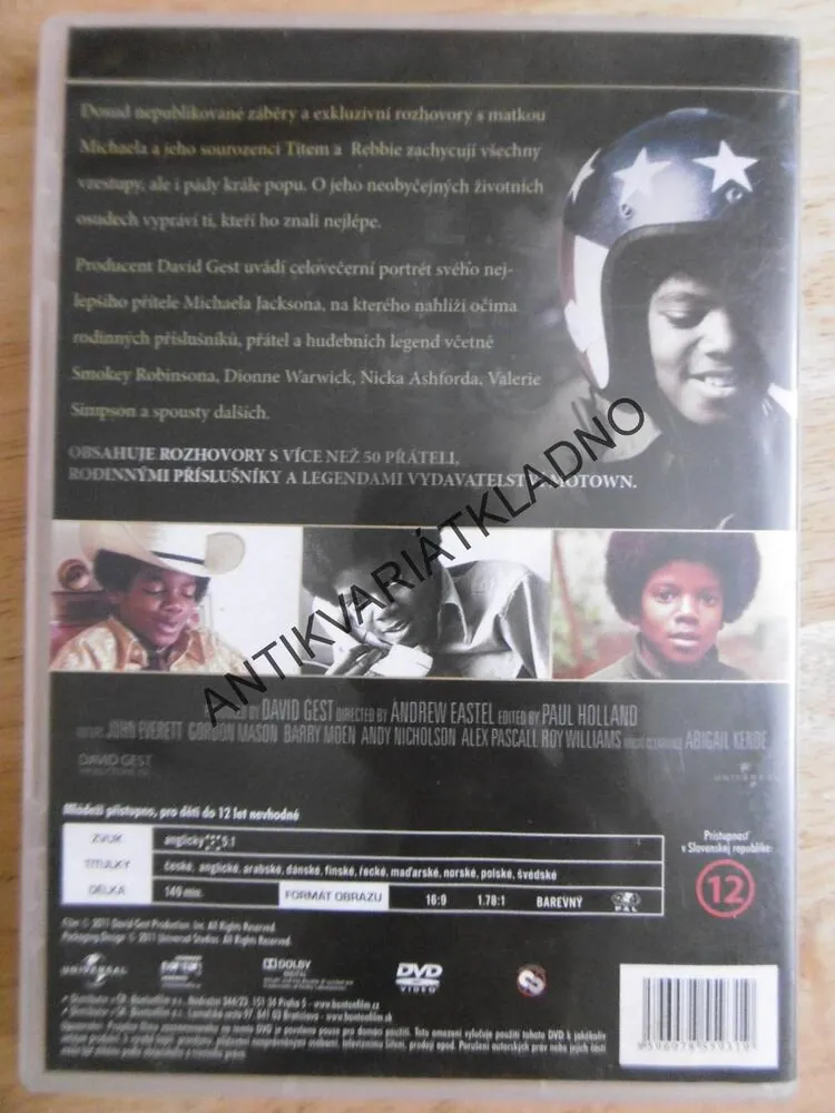 MICHAEL JACKSON: ŽIVOT LEGENDY, DVD HUDBA DOKUMENT