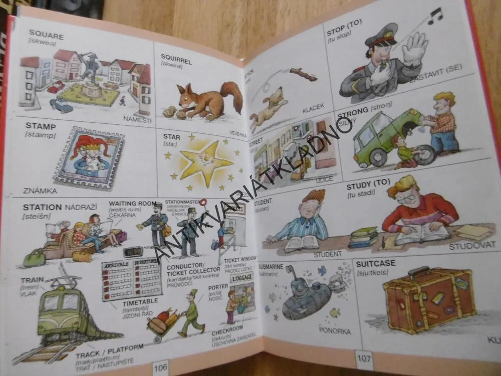 VÍC NEŽ 1000 ANGLICKÝCH SLOVÍČEK, JOSEPH R. ORWELL, ANGLICKY- ČESKY, **an