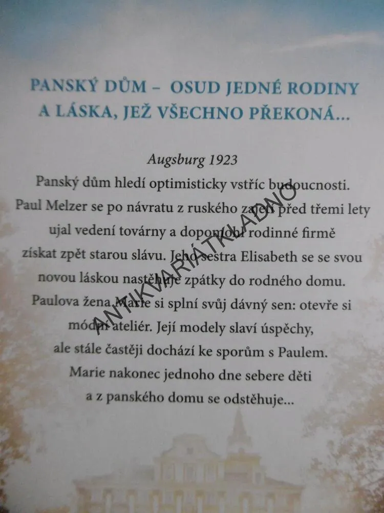 PANSKÝ DŮM A JEHO DĚDICTVÍ, ANNE JACOBSOVÁ, **an