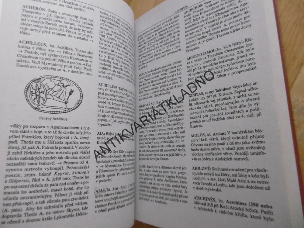 ABC ANTIKY, 2457 HESEL MYTHOLOGIE, DĚJINY, UMĚNÍ, GERHARD LÖWE, **an