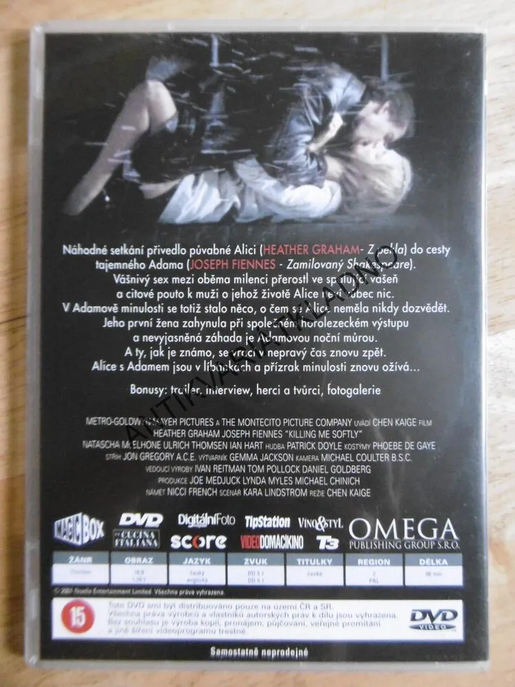 ZABIJ MĚ NĚŽNĚ, DVD FILM