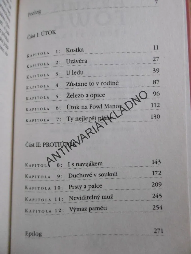 ARTEMIS FOWL, VĚČNÁ ŠIFRA, EOIN COLFER, **an