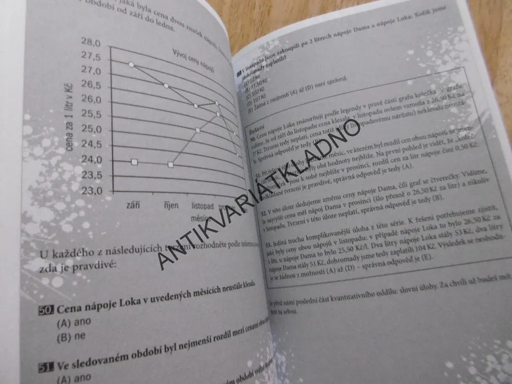 PŘÍPRAVA NA PŘIJÍMACÍ ZKOUŠKY NA SŠ, TESTY OBECNÝCH STUDIJNÍCH PŘEDPOKLADŮ, 8LETÁ A 4LETÁ GYMNÁZIA A ODBORNÉ ŠKOLY