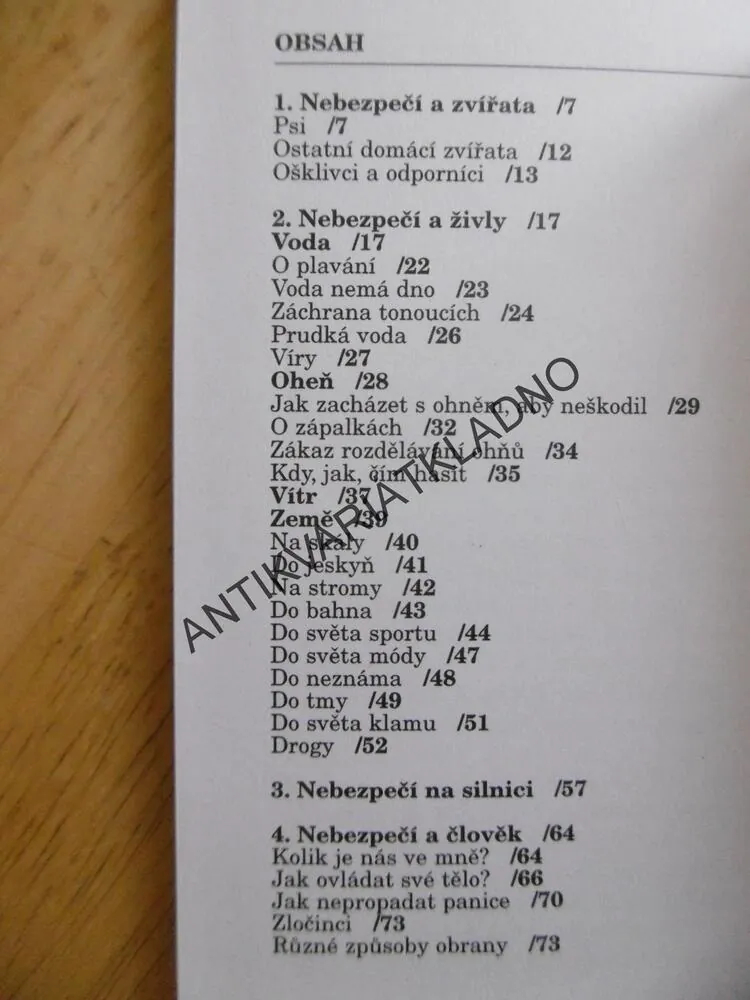 POZOR NEBEZPEČÍ, ANTONÍN RÝGL, **an