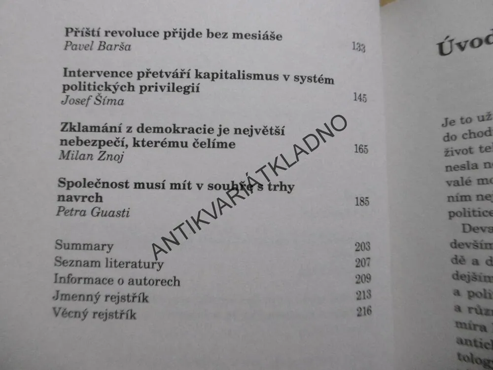 KRIZE A POLITICKÉ KŘIŽOVATKY, ROZHOVORY S ČESKÝMI POLITICKÝMI TEORETIKY, JAN ROVENSKÝ, **an