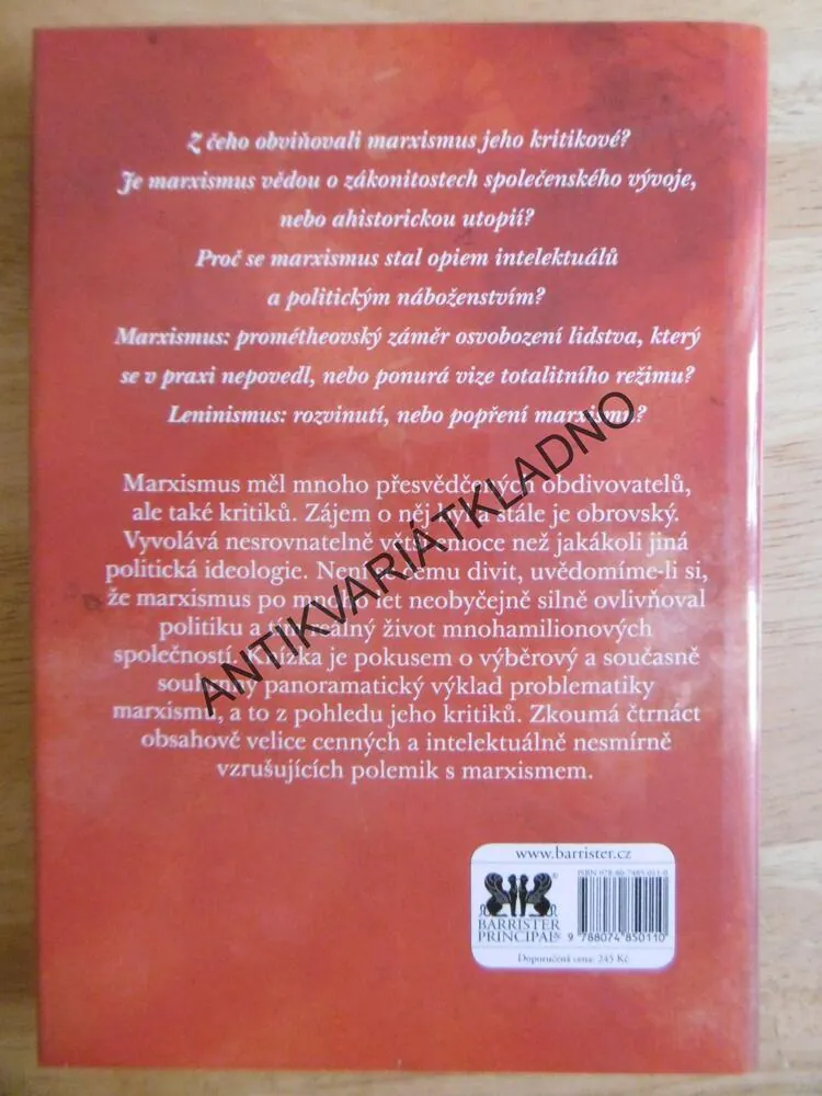 KRITIKOVÉ MARXISMU, MAREK BANKOWICZ, LENIN ,MASARYK, TGM, AJ. **an