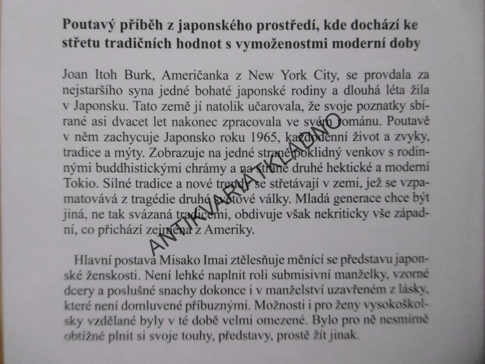 BÝT JAPONKOU, JOAN ITOH BURK, **an