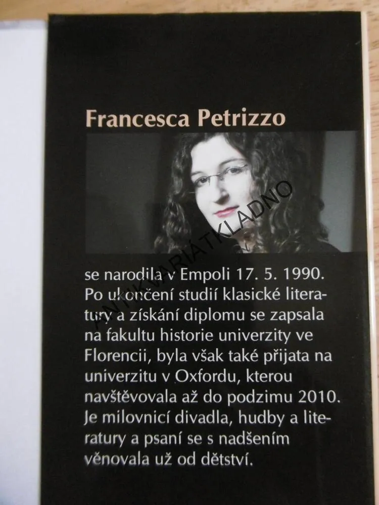 PAMĚTI BĚHNY, FRANCESCA PETRIZZO, **an