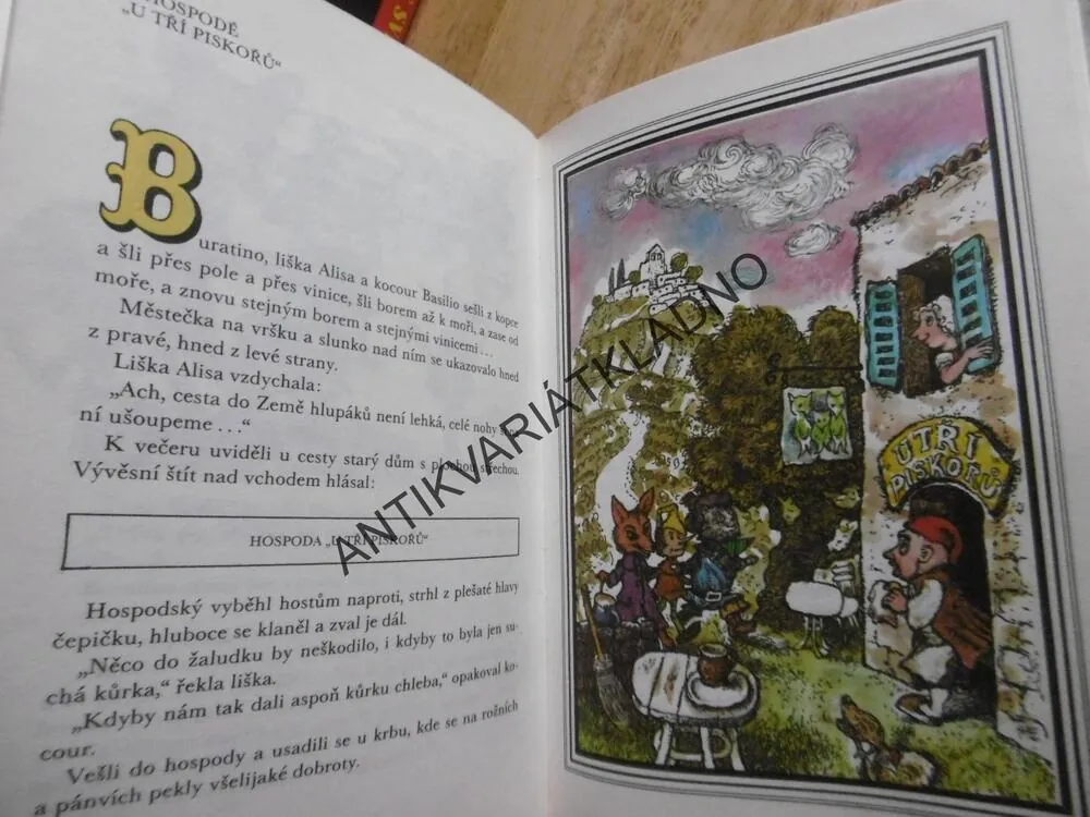 ZLATÝ KLÍČEK ANEB BURATINOVA DOBRODRUŽSTVÍ, ALEXEJ TOLSTOJ, 1979, **an