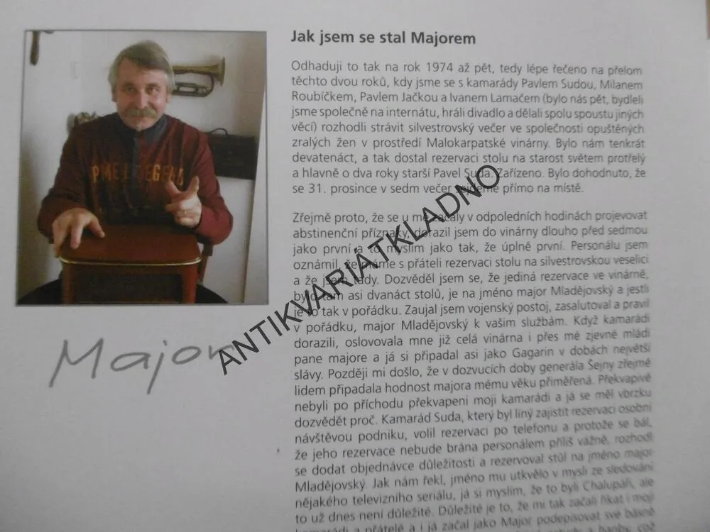 KDYŽ MÚZY TRPÍ, PAVEL MAJOR VOREL - AUTOGRAM, **an