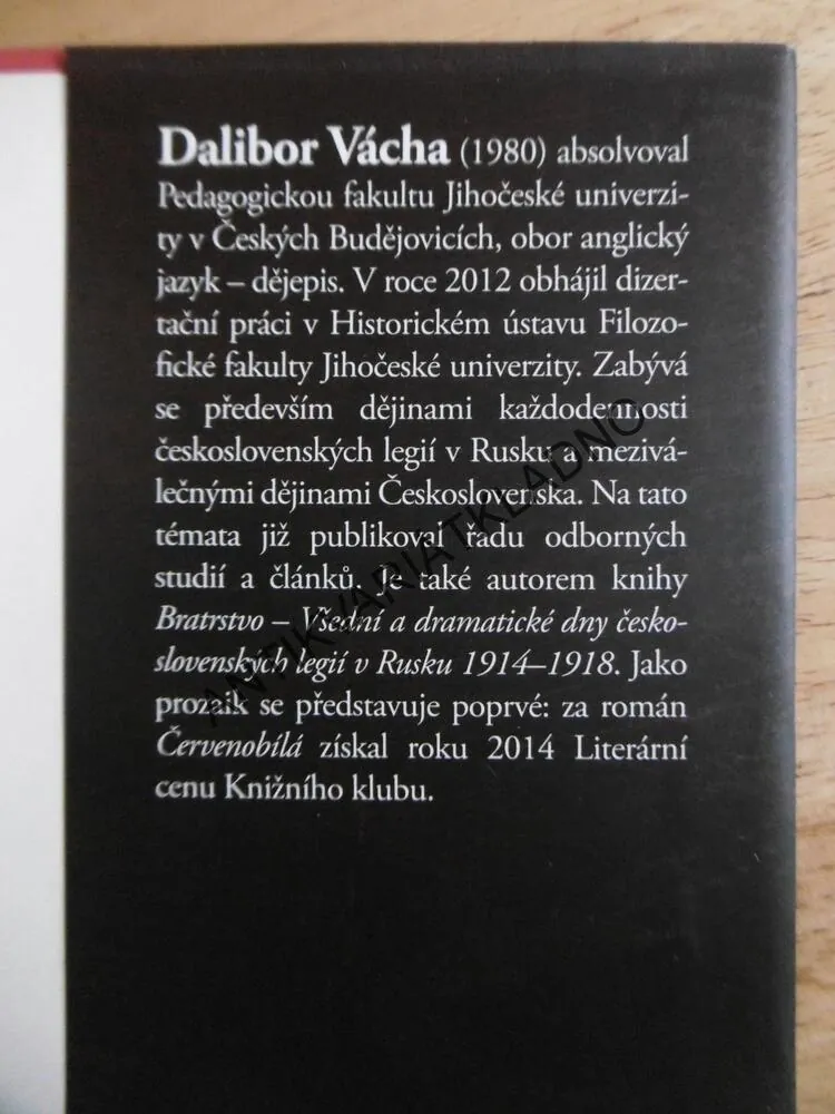 ČERVENOBÍLÁ, DALIBOR VÁCHA, **an