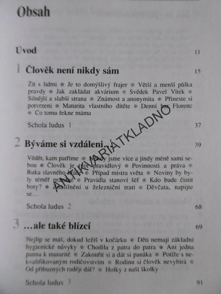 ČLOVĚK HLEDÁ ČLOVĚKA, EVA BEDRNOVÁ, **an