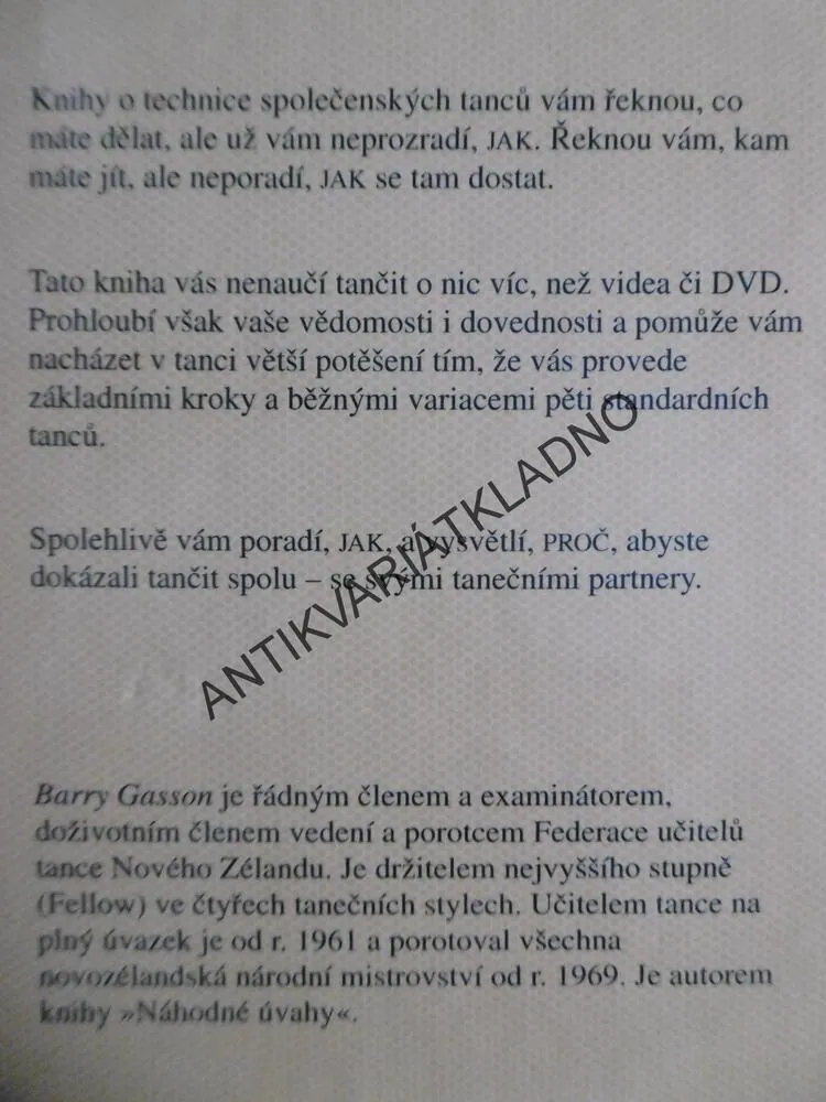STŘÍPKY MOUDROSTI ALE VÁŽNĚ, BARRY GASSON