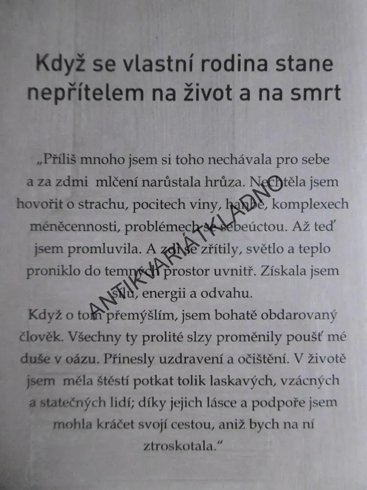 BYLA JSEM SVĚDKYNÍ VRAŽDY ZE CTI, NOURIG APFELDOVÁ, **an