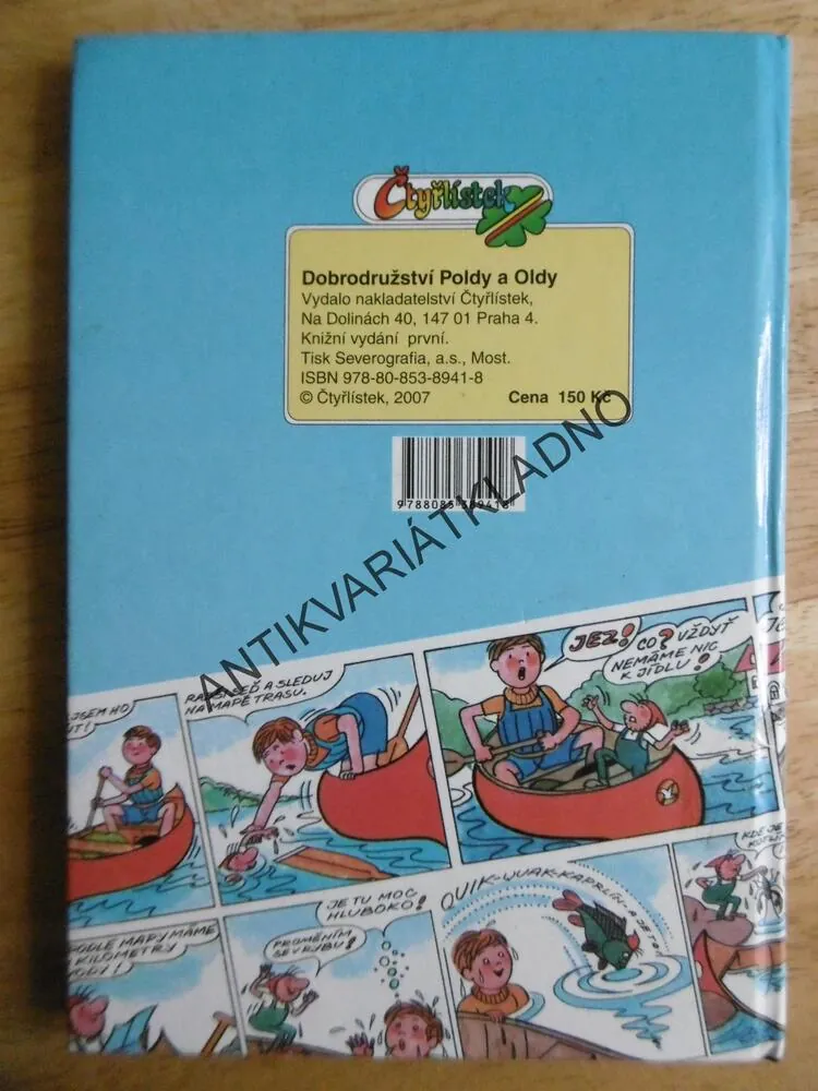 DOBRODRUŽSTVÍ POLDY A OLDY, JAROSLAV MALÁK, KOMIKS ZE ČTYŘLÍSTEK, **an