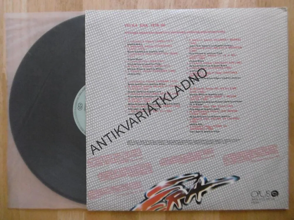 VELKÁ ÉRA, 1976-86, PETER NAGY, ŽBIRKA, BALÁŽ, GOMBITOVÁ, PATEJDL, AJ., LP