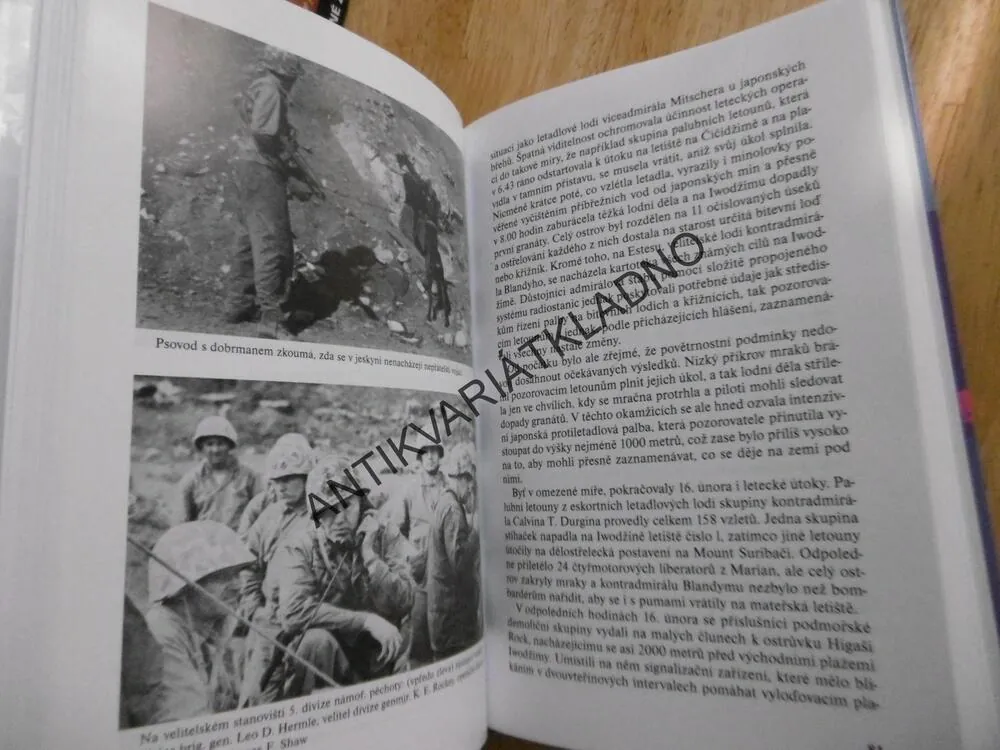 VÁLKA KONČÍ V PACIFIKU, 1. PEVNOST IWODŽIMA, MILOŠ HUBÁČEK, **an