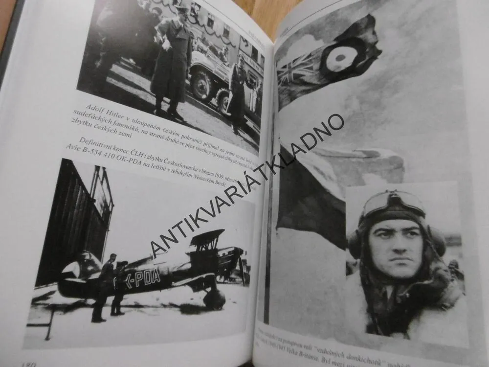 VZDUŠNÍ DONKICHOTI, ČETNICKÉ LETECKÉ HLÍDKY 1935-39, RAF, JINDŘICH MAREK,, **an