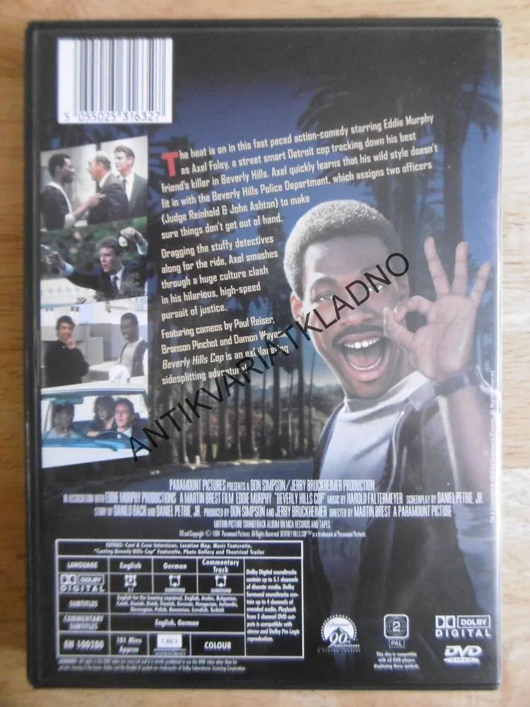 BEVERLY HILLS COP, DVD FILM