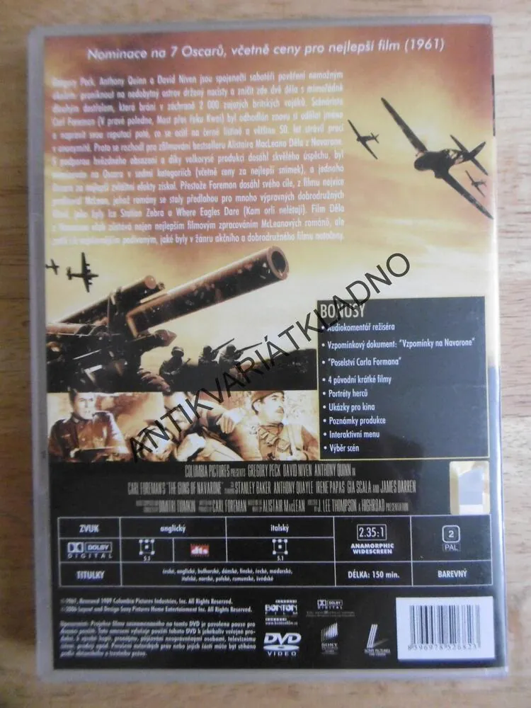 DĚLA Z NAVARONE, DVD FILM