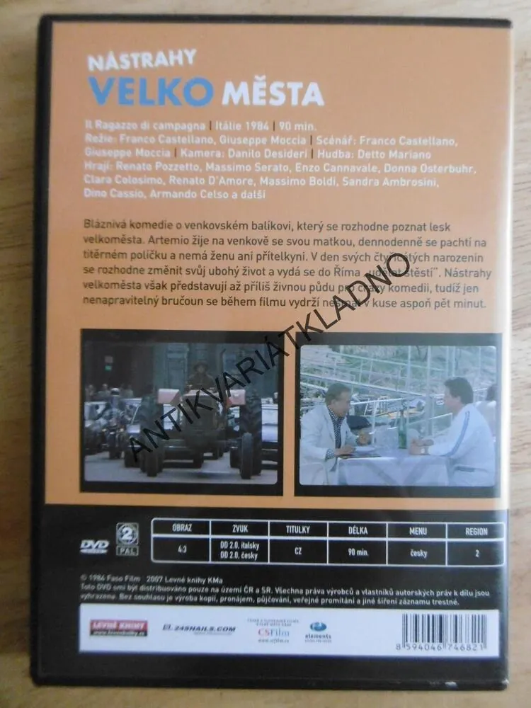 NÁSTRAHY VELKOMĚSTA, DVD FILM