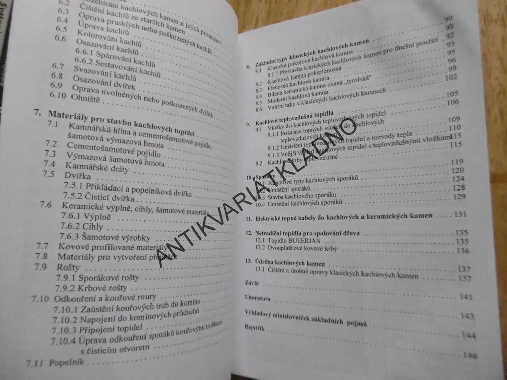 KACHLOVÁ KAMNA, PROFI HOBBY 16, VÁCLAV VLK, **an