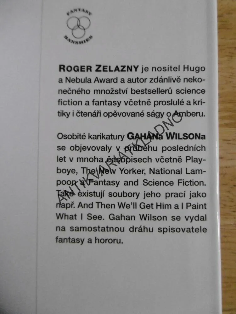NOC V OSAMĚLÉM ŘÍJNU, ROGER ZELAZNY, **an