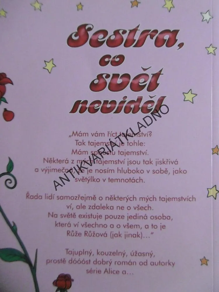 SESTRA, CO SVĚT NEVIDĚL, KAREN MCCOMBIE, **an