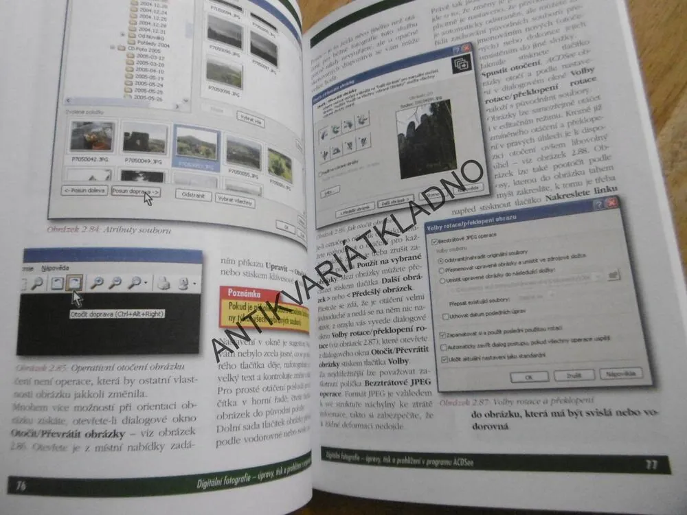 DIGITÁLNÍ FOTOGRAFIE, ÚPRAVY, TISK A PROHLÍŽENÍ V PROGRAMU ACDSEE, **an