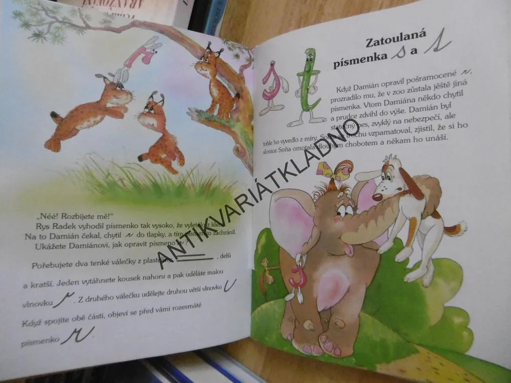 ZVĚDAVÁ PÍSMENKA, ABECEDA, **an