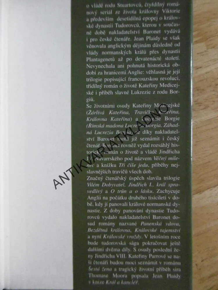 KRÁLOVSKÉ VRAŽDY, JEAN PLAIDY, **an