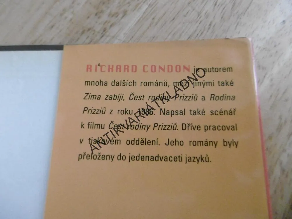 MANDŽUSKÝ KANDIDÁT, RICHARD CONDON, **an