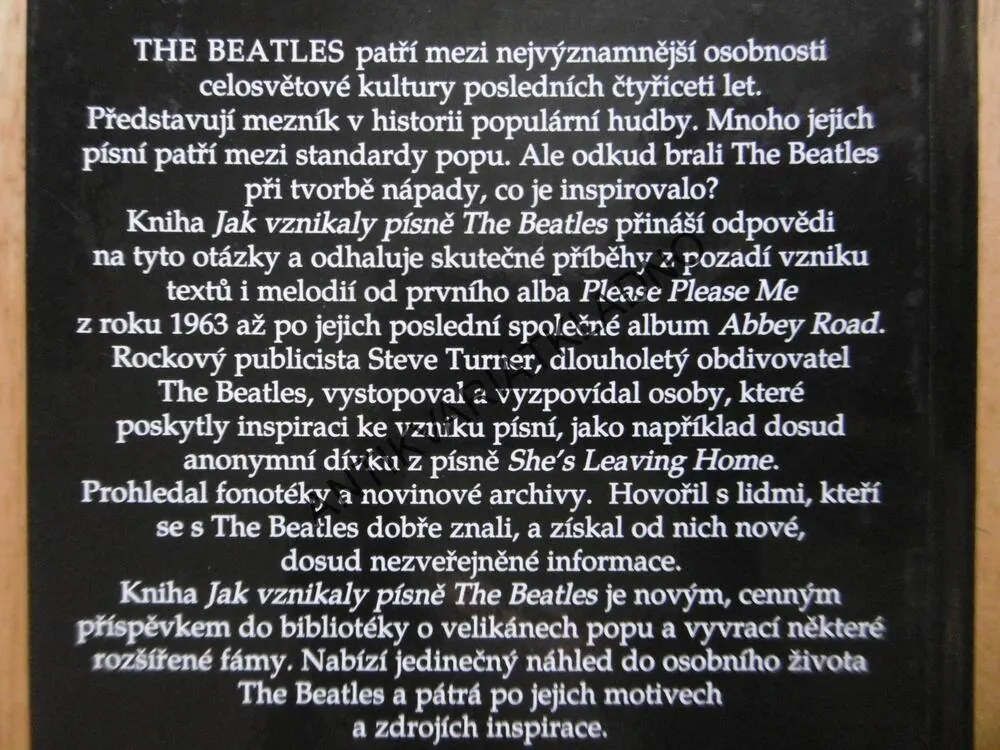 THE BEATLES, JAK VZNIKALY PÍSNĚ THE BEATLES **an