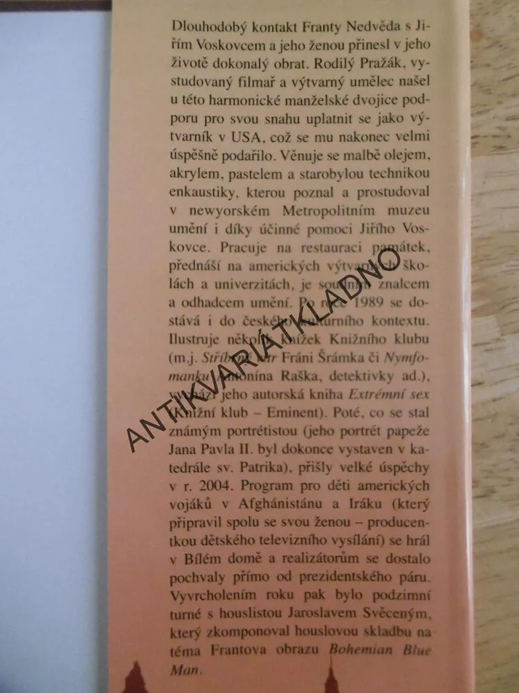 JEDNOU JSI DOLE, JEDNOU NAHOŘE, S JIŘÍM VOSKOVCEM V NEW YORKU, FRANTA NEDVĚD, **an