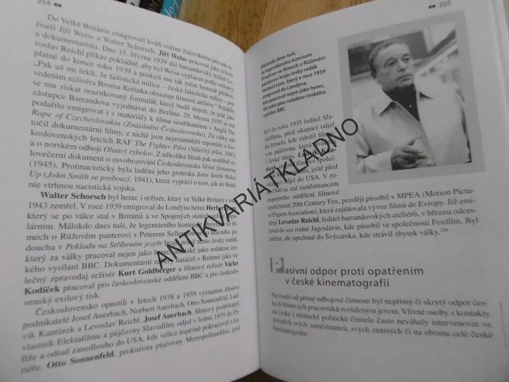 ČESKÝ HRANÝ FILM A FILMAŘI ZA PROTEKTORÁTU, LUKÁŠ KAŠPAR, **an