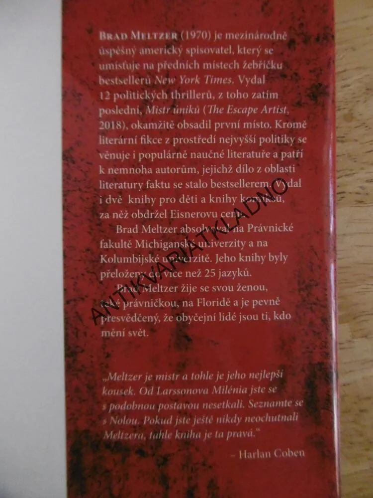 MISTR ÚNIKŮ, BRAD MELTZER, **an