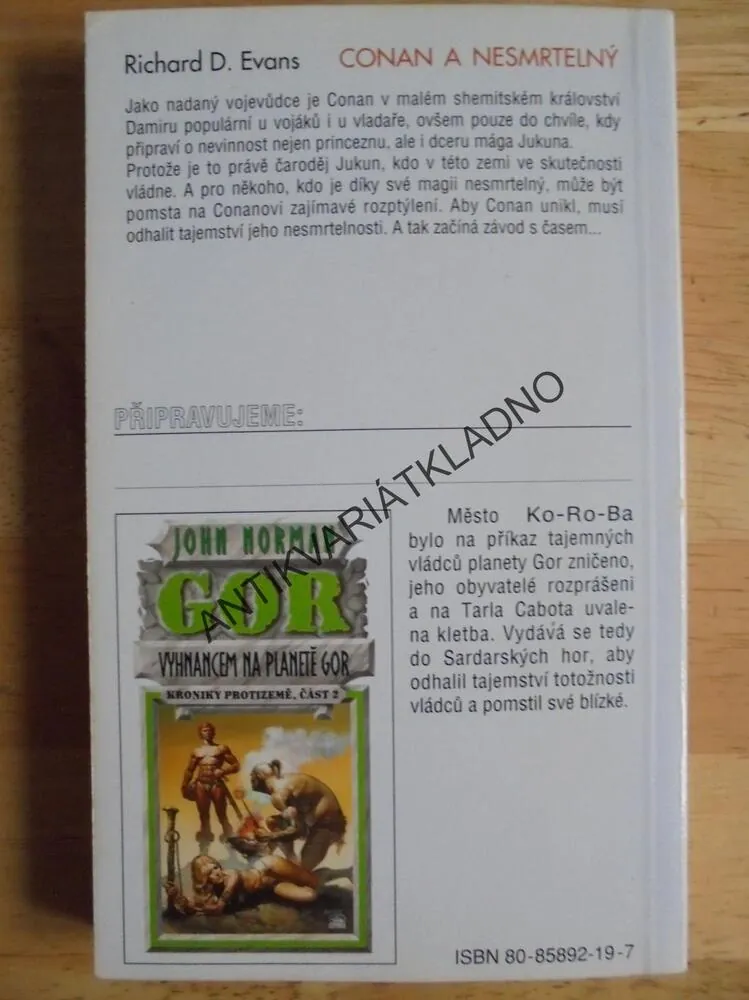 CONAN A NESMRTELNÝ, RICHARD D.EVANS, **an