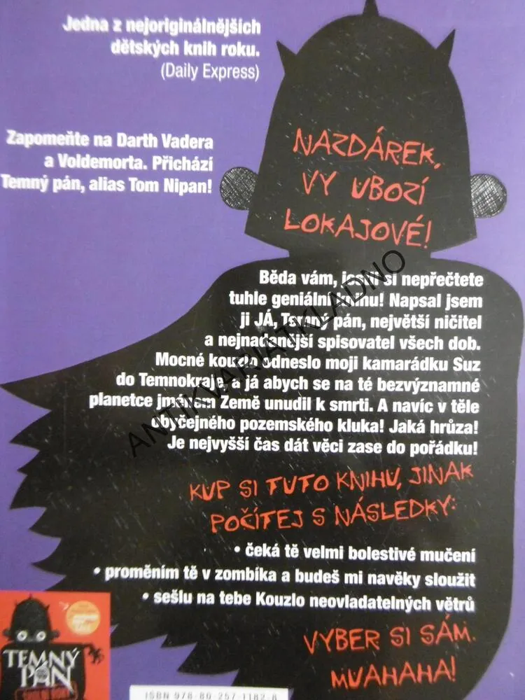 TEMNÝ PÁN, ZLODUCH V NESNÁZÍCH, TOM NIPAN, **an