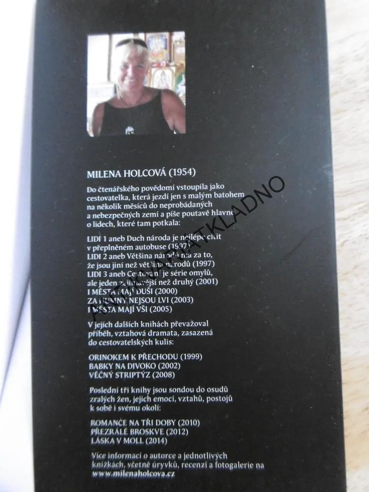 LÁSKA V MOLL, MILENA HOLCOVÁ, **an