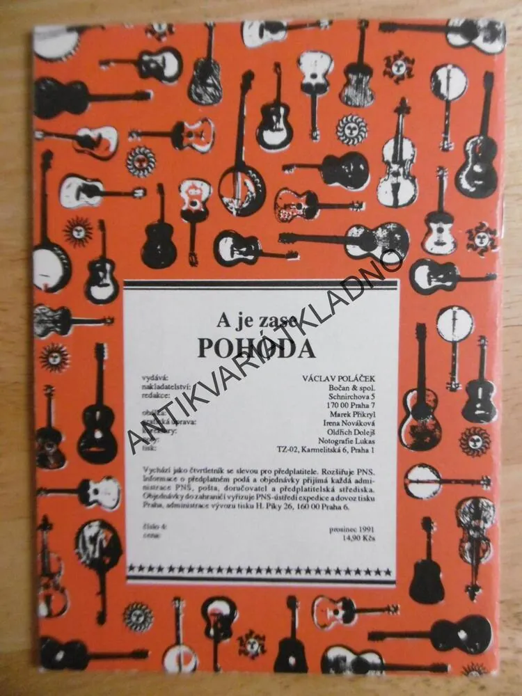 A JE ZASE POHODA 4, SEKVOJ, ZPĚVNÍK, NOTY, TEXTY