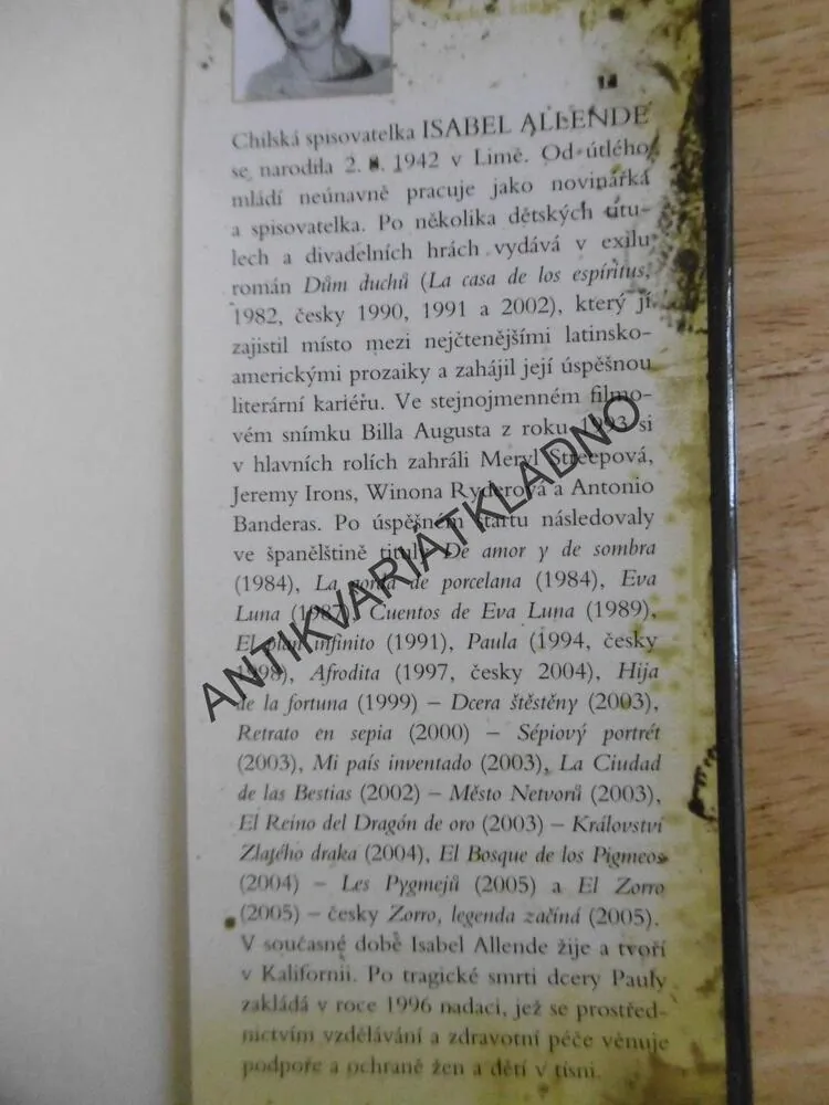 EVA LUNA, ISABEL ALLENDE, **an