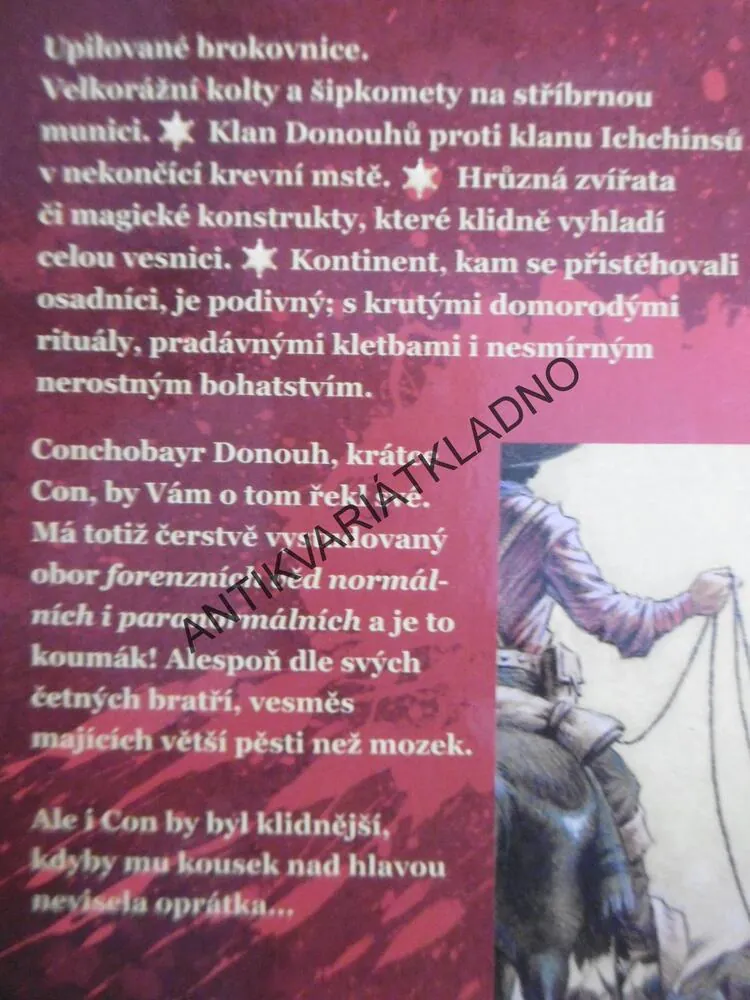 KREV DONOUHŮ, WESTERNOVÁ FANTASY, MERIWETHER BUCHANAN, **an