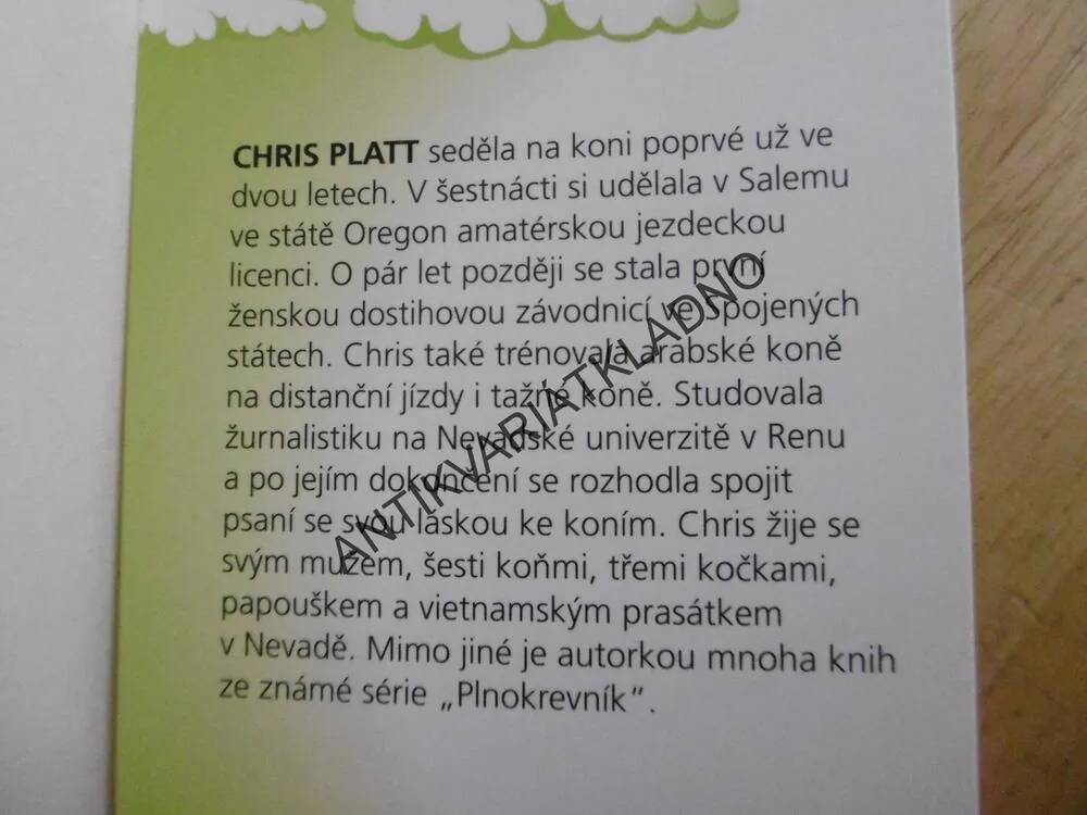 PRINC OD TOPOLŮ, CHRIS PLATT, **an