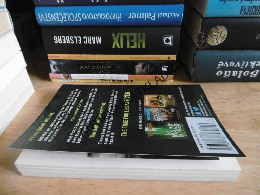 THE DEATH CURE, VRAŽEDNÁ LÉČBA, JAMES DASHNER, ANGLICKY. **an