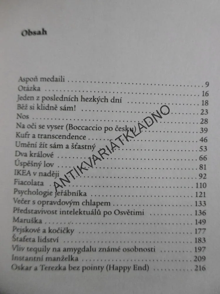 POVÍDKY O MANŽELSTVÍ A O SEXU, MICHAL VIEWEGH, **an