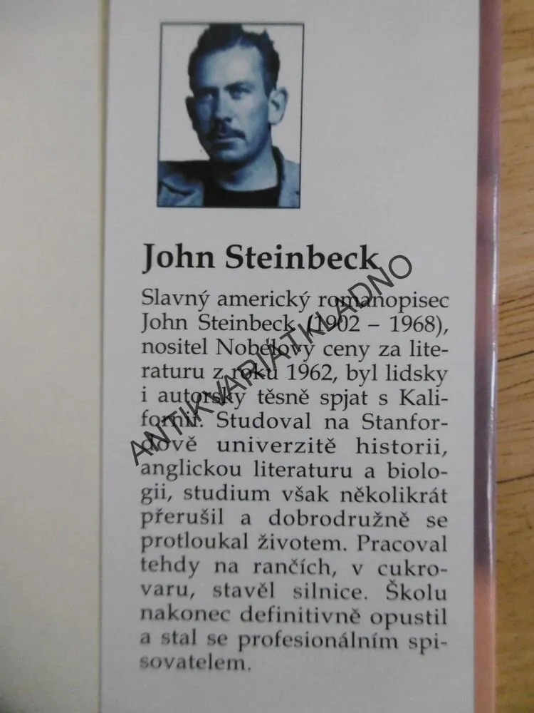 O MYŠÍCH A LIDECH, JOHN STEINBECK, **an