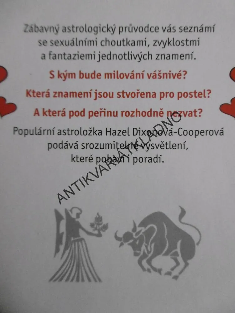 LÁSKA VE ŠPATNÉM ZNAMENÍ, HAZEL DIXONOVÁ-COOPEROVÁ, **an