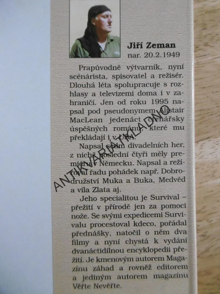 MELANTRICHOVA 13, JIŘÍ ZEMAN, **an