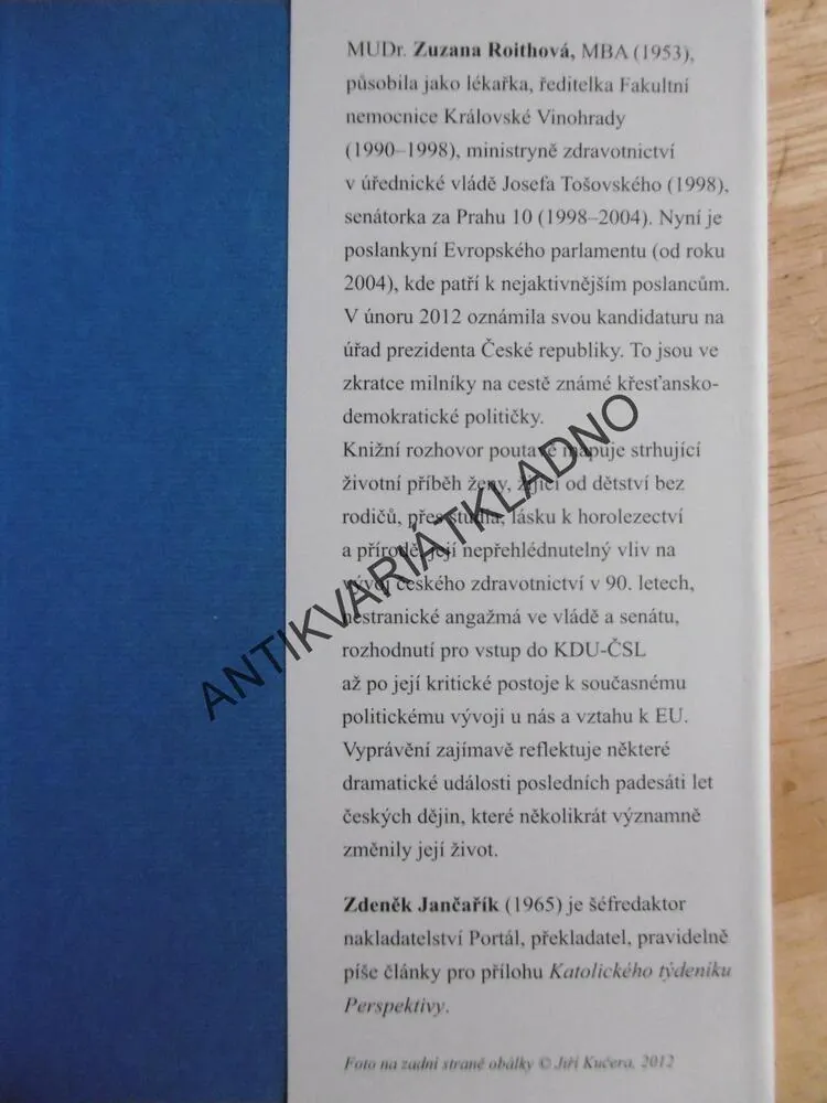 ZUZANA ROITHOVÁ - VIDĚT SRDCEM, ZDENĚK JANČAŘÍK, **an